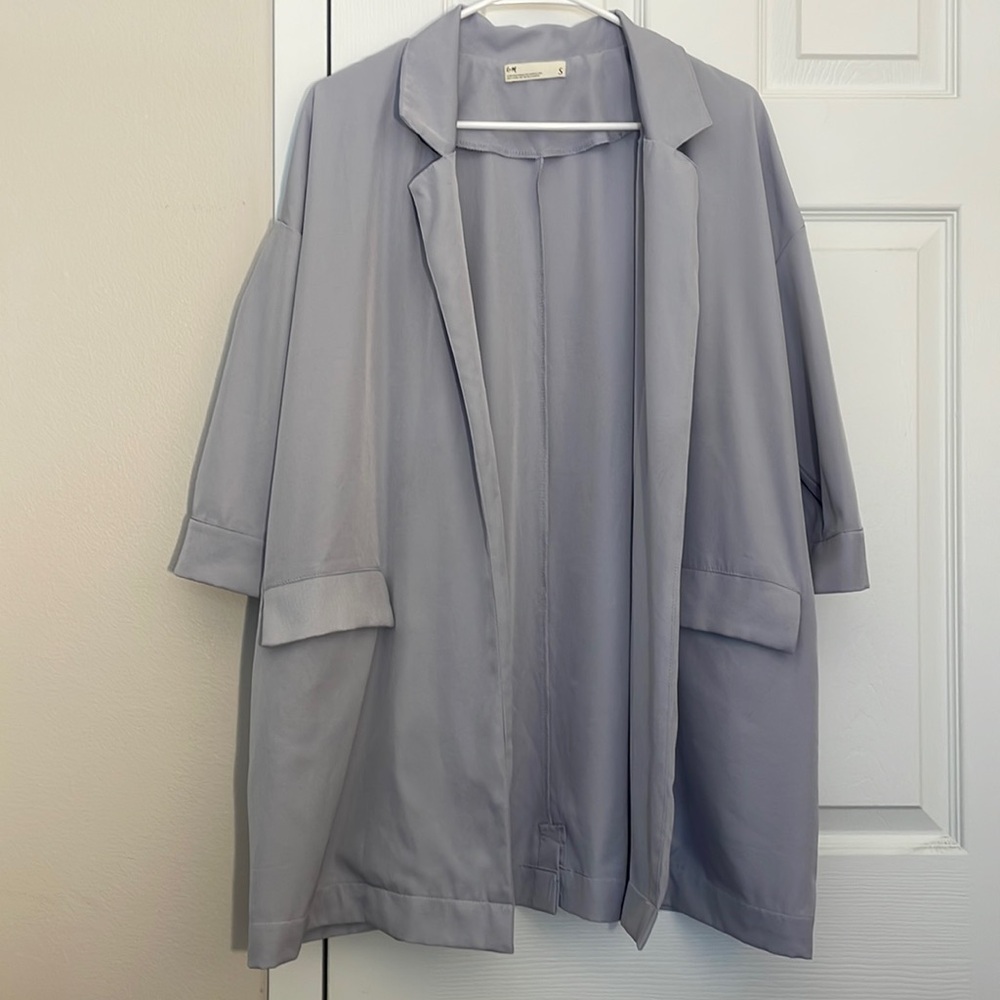 Lilac Oversized Blazer